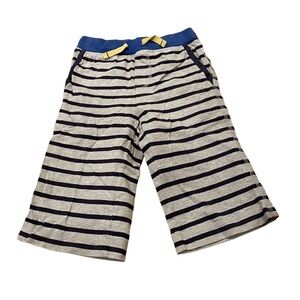 Mini Boden 6yr Cotton Shorts Baggies Striped Boys Summer Clothing Grey Stripes